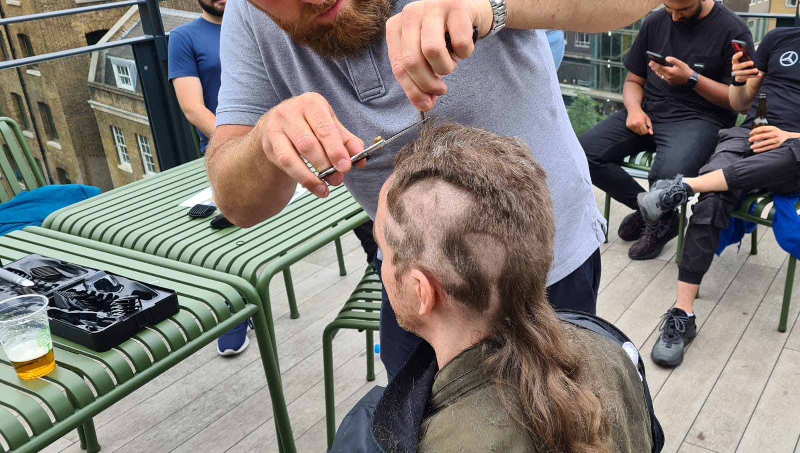Lizard haircut